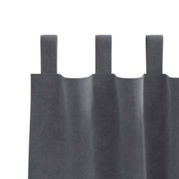 Berkfield Home Modern Blackout Curtains with Hanging Loops 2 pcs Super Light Gre in Grey - thumbnail 5
