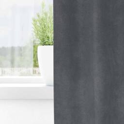 Berkfield Home Modern Blackout Curtains with Hanging Loops 2 pcs Super Light Gre in Grey