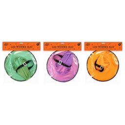 Garden Greatness Set of 3 LED Halloween Hanging Witch Hats Light Up - Size: 1 Pack - thumbnail 1