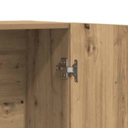 Berkfield Home Highboard Artisan Oak 70x31x115 cm Engineered Wood in Brown - Size: 70 x 31 x 115 cm - thumbnail 7