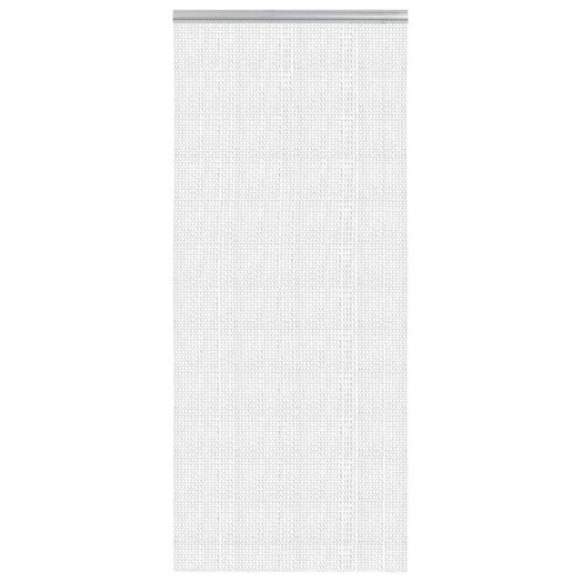 Berkfield Home Chain Door Fly Screen 90x212 cm Aluminium in Silver - image 1