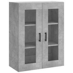 Berkfield Home Wall Mounted Cabinet Concrete Grey 69.5x34x90 cm