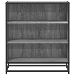 Berkfield Home Sideboard Grey Sonoma 68x35x76 cm Engineered Wood & Metal - Size: 68 x 35 x 76 cm - thumbnail 4