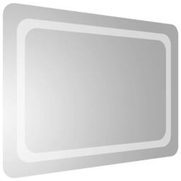 Berkfield Home LED Bathroom Mirror 50x70 cm in Clear - thumbnail 1