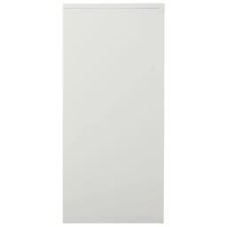 Berkfield Home Sliding Door Cabinet Light Grey 90x40x90 cm Steel - Size: 90 x 40 x 90 cm - thumbnail 3