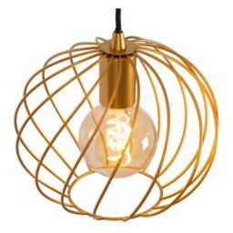 Netlighting Danza Classic Cluster Pendant Light Ø 50cm 3xE27 Matt Gold Brass - thumbnail 3