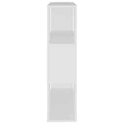 Berkfield Home Classic Book Cabinet Room Divider White 80x24x94 cm Engineered Wood - Size: 80 x 24 x 94 cm - thumbnail 6
