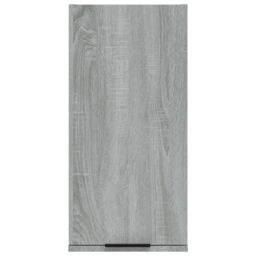 Berkfield Home Wall-mounted Bathroom Cabinet Grey Sonoma 32x20x67 cm - Size: 32 x 20 x 67 cm - thumbnail 6