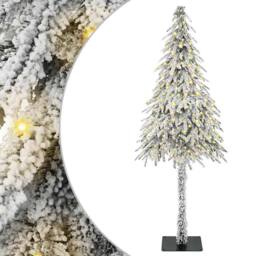 Berkfield Home Christmas Tree with 300 LEDs White 210 cm PE & Steel - thumbnail 2