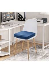Living and Home Memory Foam Non-slip Seat Cushion in Blue - thumbnail 1