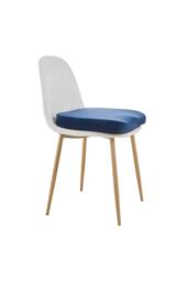 Living and Home Memory Foam Non-slip Seat Cushion in Blue - thumbnail 7