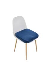 Living and Home Memory Foam Non-slip Seat Cushion in Blue - thumbnail 6