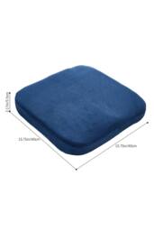 Living and Home Memory Foam Non-slip Seat Cushion in Blue - thumbnail 9