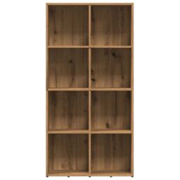 Berkfield Home Book Cabinet Artisan Oak 66x30x130 cm Engineered Wood in Brown - Size: 66 x 30 x 130 cm - thumbnail 5