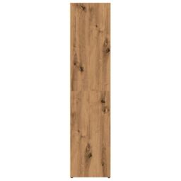 Berkfield Home Book Cabinet Artisan Oak 66x30x130 cm Engineered Wood in Brown - Size: 66 x 30 x 130 cm - thumbnail 6