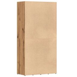 Berkfield Home Book Cabinet Artisan Oak 66x30x130 cm Engineered Wood in Brown - Size: 66 x 30 x 130 cm - thumbnail 7