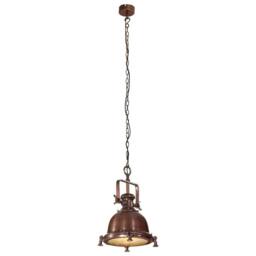 Berkfield Home Pendant Lighting 35x35x153 cm¬†Aluminium in Copper - Size: 35 x 35 x 153 cm - thumbnail 1