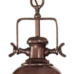 Berkfield Home Pendant Lighting 35x35x153 cm¬†Aluminium in Copper - Size: 35 x 35 x 153 cm - thumbnail 7