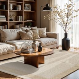 Livabliss Mirage-Cottage Tan Beige Fringe Jute-Look In- & Outdoor Rug - Size: 160 cm x 215 cm - thumbnail 6
