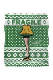 Warner Brothers A Christmas Story Blanket, 152x127 cm Fragile Soft Throw Blanket - thumbnail 1