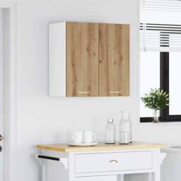 Berkfield Home Kitchen Wall Cabinet¬†Artisan Oak¬†60x31x60 cm Engineered Wood in Brown - Size: 60 x 31 x 60 cm - thumbnail 4