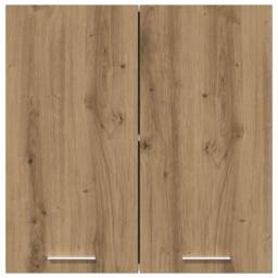 Berkfield Home Kitchen Wall Cabinet¬†Artisan Oak¬†60x31x60 cm Engineered Wood in Brown - Size: 60 x 31 x 60 cm - thumbnail 6