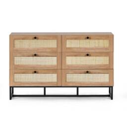 Cheshire Premium Trelawny 6 Drawer Chest - Oak in Brown - thumbnail 6