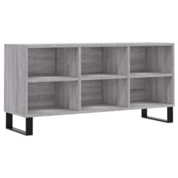 Berkfield Home TV Cabinet Grey Sonoma 103.5x30x50 cm Engineered Wood - thumbnail 2