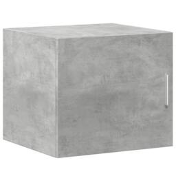 Berkfield Home Slim Storage Cabinet Concrete Grey 45x42.5x225 cm Engineered Wood - thumbnail 5