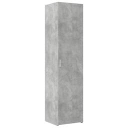 Berkfield Home Slim Storage Cabinet Concrete Grey 45x42.5x225 cm Engineered Wood - thumbnail 6