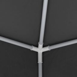 Berkfield Home Professional Party Tent with Side Walls 4x4 m Anthracite 90 g/m? in Black - thumbnail 5