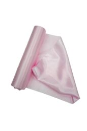Neel Blue 20cm x 29cm Solid Satin Roll Large Fabric for Chair Sash Wedding Bouquet Décor Drapery in Baby Pink - Size: 20 cm x 29 cm - thumbnail 1