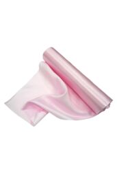 Neel Blue 20cm x 29cm Solid Satin Roll Large Fabric for Chair Sash Wedding Bouquet Décor Drapery in Baby Pink - Size: 20 cm x 29 cm - thumbnail 3