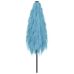 Berkfield Home Garden Parasol with Steel Pole Blue 288x288x225 cm - Size: 288 x 288 x 225 cm - thumbnail 6