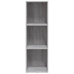 Berkfield Home Book Cabinet/TV Cabinet Grey Sonoma 36x30x114 cm Engineered Wood - Size: 36 x 30 x 114 cm - thumbnail 4