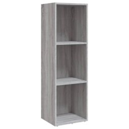 Berkfield Home Book Cabinet/TV Cabinet Grey Sonoma 36x30x114 cm Engineered Wood - Size: 36 x 30 x 114 cm - thumbnail 2
