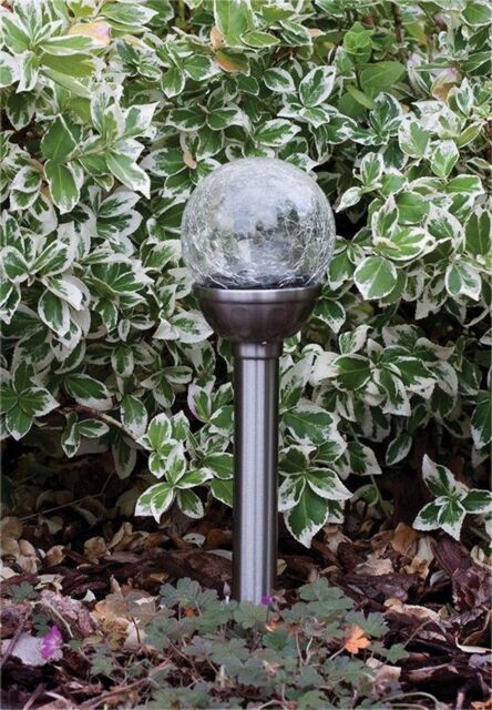 Luxform Solar Pilar Garden Spike Stainless Steel in Silver - image 1