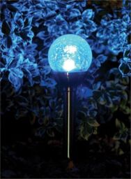 Luxform Solar Pilar Garden Spike Stainless Steel in Silver - thumbnail 3