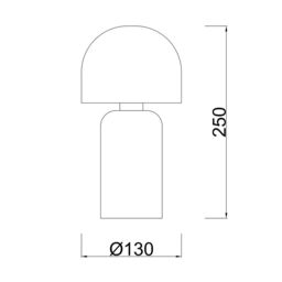 Pagazzi Tina Natural Led Rechargeable Table Lamp - thumbnail 7