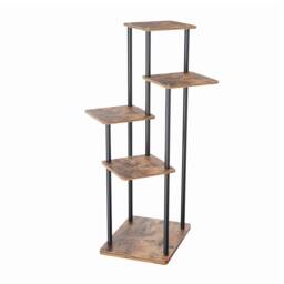 Garden Sanctuary 5-Tier Plant Stand Plant Display in Natural - thumbnail 3