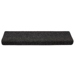 Berkfield Home Stair Mats 5 pcs Black 65x21x4 cm Needle Punch - Size: Medium - thumbnail 4