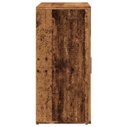 Berkfield Home Sideboard Old Wood 80x33x70 cm Engineered Wood in Brown - Size: 80 x 33 x 70 cm - thumbnail 6
