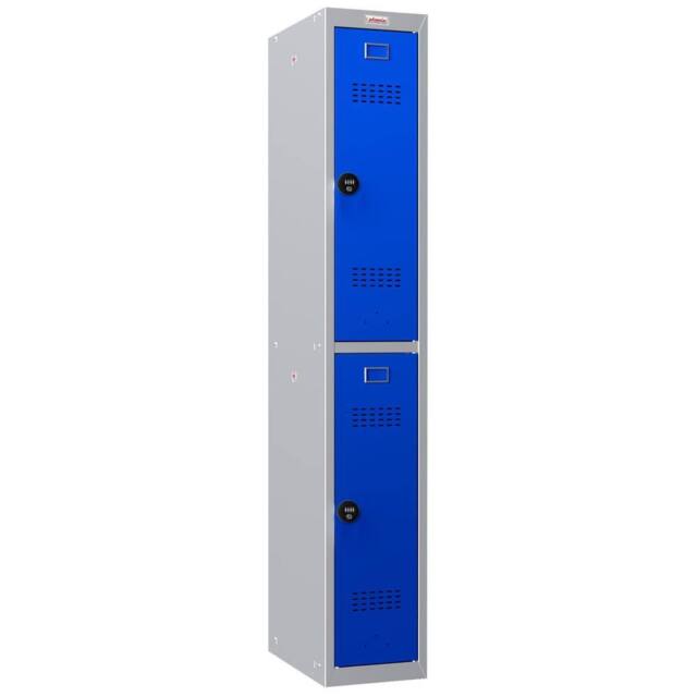 Phoenix Safe Company Personal Locker in Grey/Blue with Combination Locks, PL1230GBC in Blue - Size: 180 cm x 100 cm - image 1