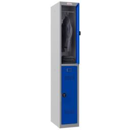 Phoenix Safe Company Personal Locker in Grey/Blue with Combination Locks, PL1230GBC in Blue - Size: 180 cm x 100 cm - thumbnail 2