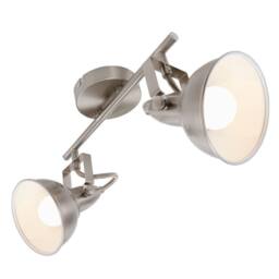 BRILONER Wall Light Retro Industrial Spotlight E14 Rotatable Metal Chrome in Silver - thumbnail 2