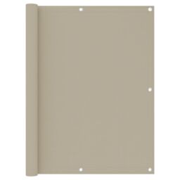 Berkfield Home Balcony Screen Beige 120x400 cm Oxford Fabric - thumbnail 1