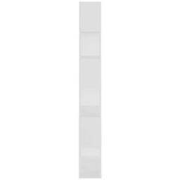 Berkfield Home Book Cabinet Room Divider White 80x24x186 cm Engineered Wood - Size: 80 x 24 x 186 cm - thumbnail 4