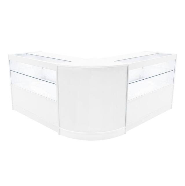 Monstershop Selene LED Shop Counter Set CM60 & 2 x C1200 - White - image 1