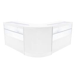 Monstershop Selene LED Shop Counter Set CM60 & 2 x C1200 - White - thumbnail 1