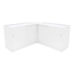 Monstershop Selene LED Shop Counter Set CM60 & 2 x C1200 - White - thumbnail 2